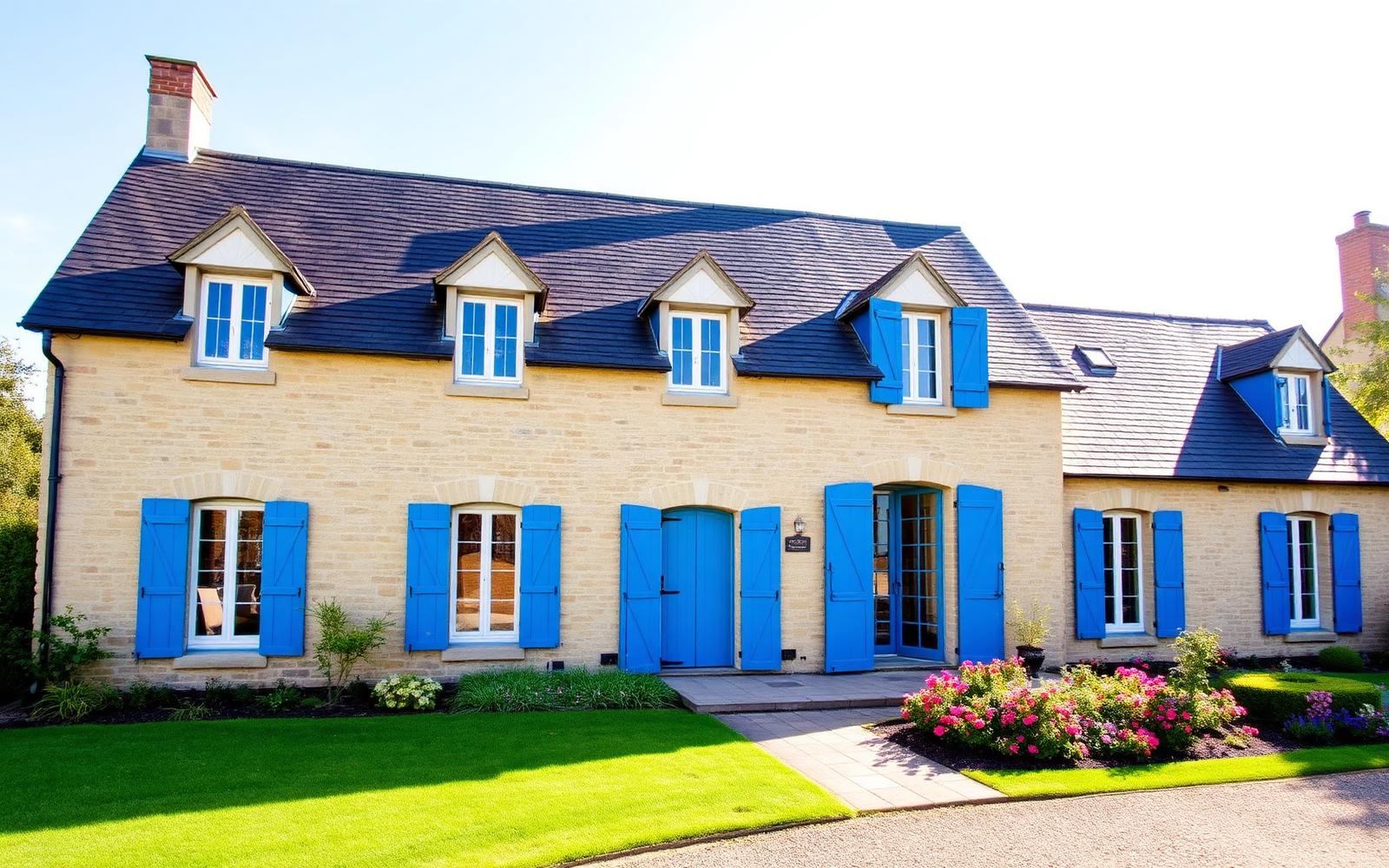 Maison rénovée avec toiture refaite par RG Rénovation dans la Manche